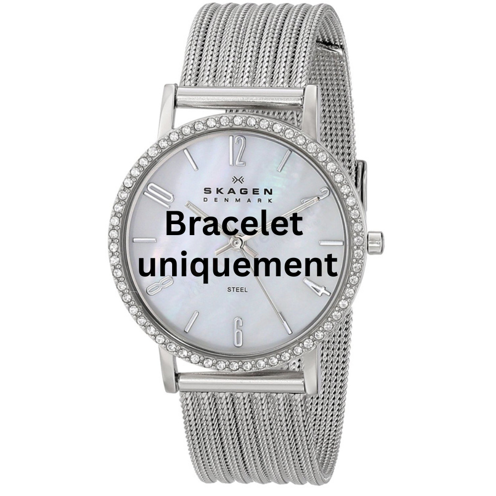 Bracelet métal argent Skagen - 922 SMALL / SKW2284 - 922SGS - 922SSS - 921SSS - 922SSS2-Bracelet de montre-AtelierNet