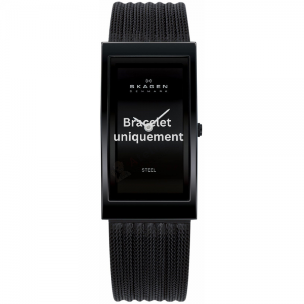 Bracelet metal black Skagen - 359 PLAIN / 359UBB-Bracelets de montres-AtelierNet