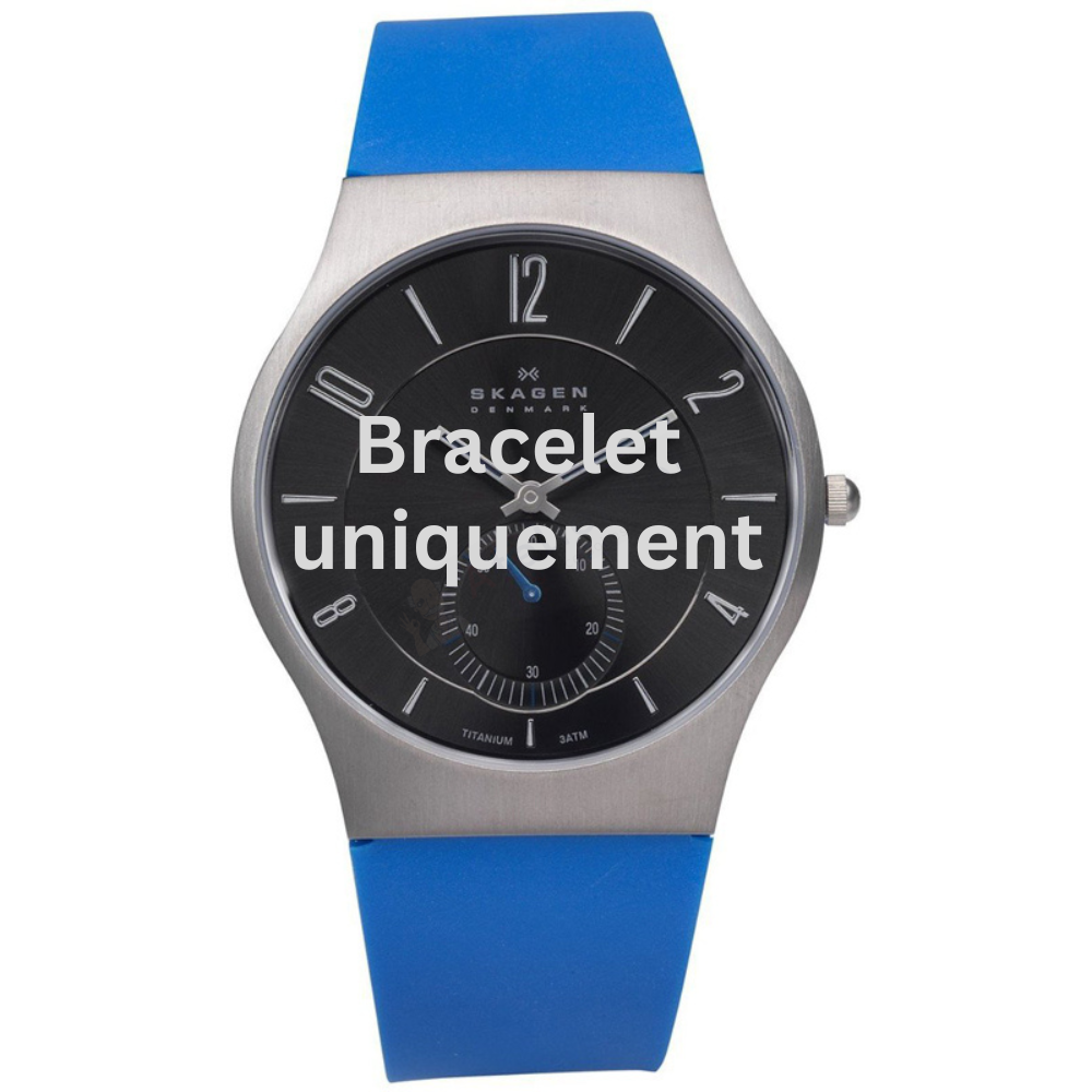 Bracelet caoutchouc bleu Skagen - 805 XLARGE / 805XLTRN-Bracelet de montre-AtelierNet