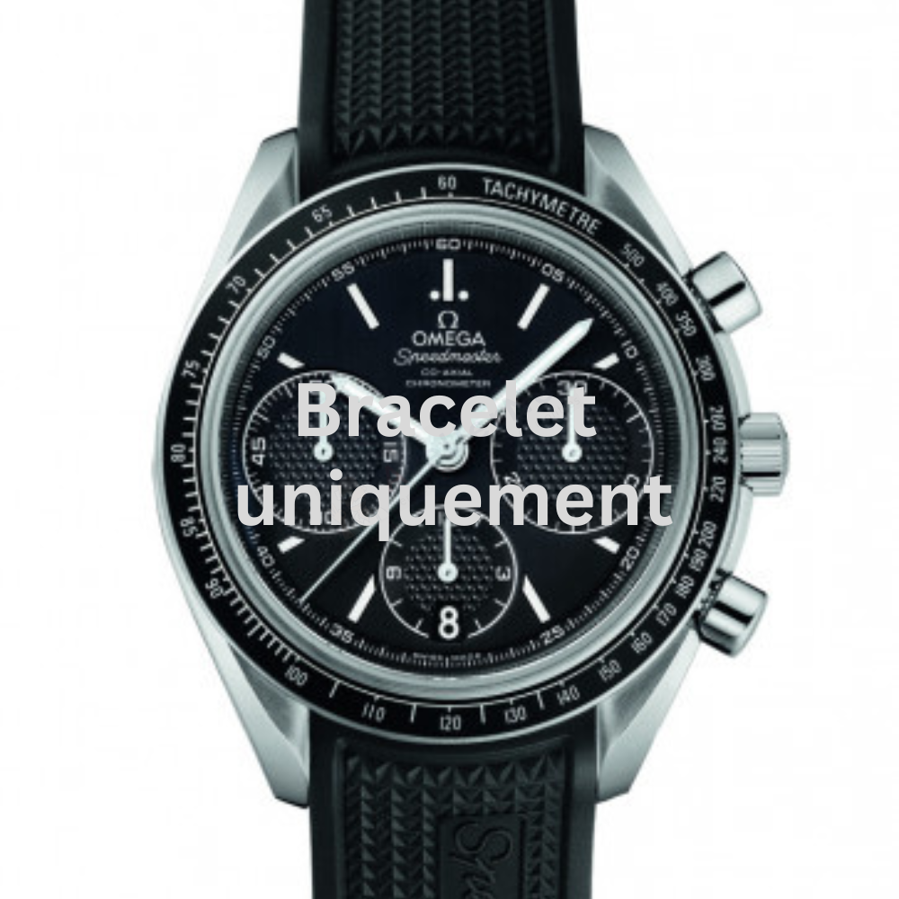 Bracelet caoutchouc noir Omega - SEAMASTER / 32632405001001 - 32632405001002 - 32632405002001 - 32632405003001-Bracelet de montre-AtelierNet