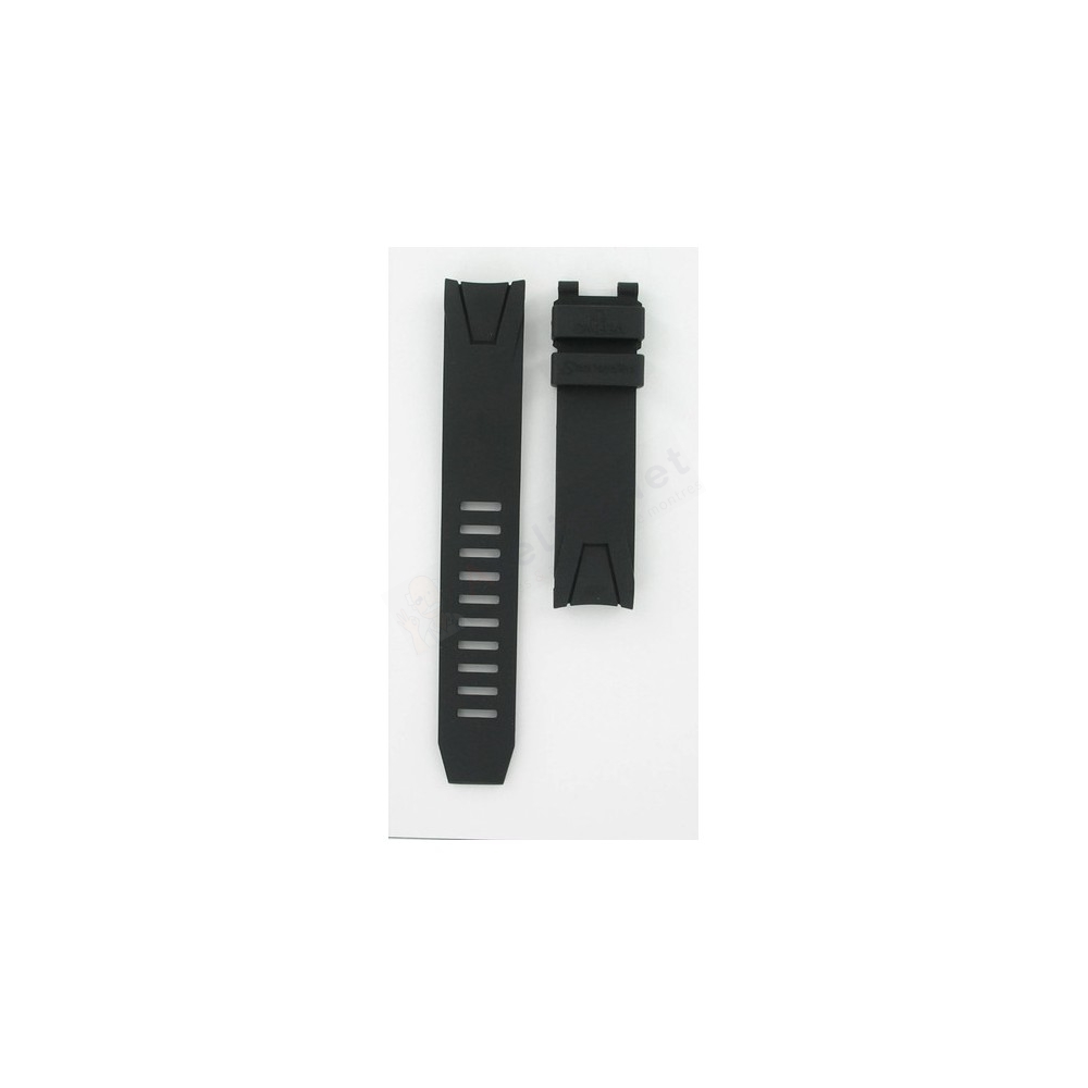 Bracelet silicone black Omega - 98000085 - 2254.50-Bracelets de montres-AtelierNet