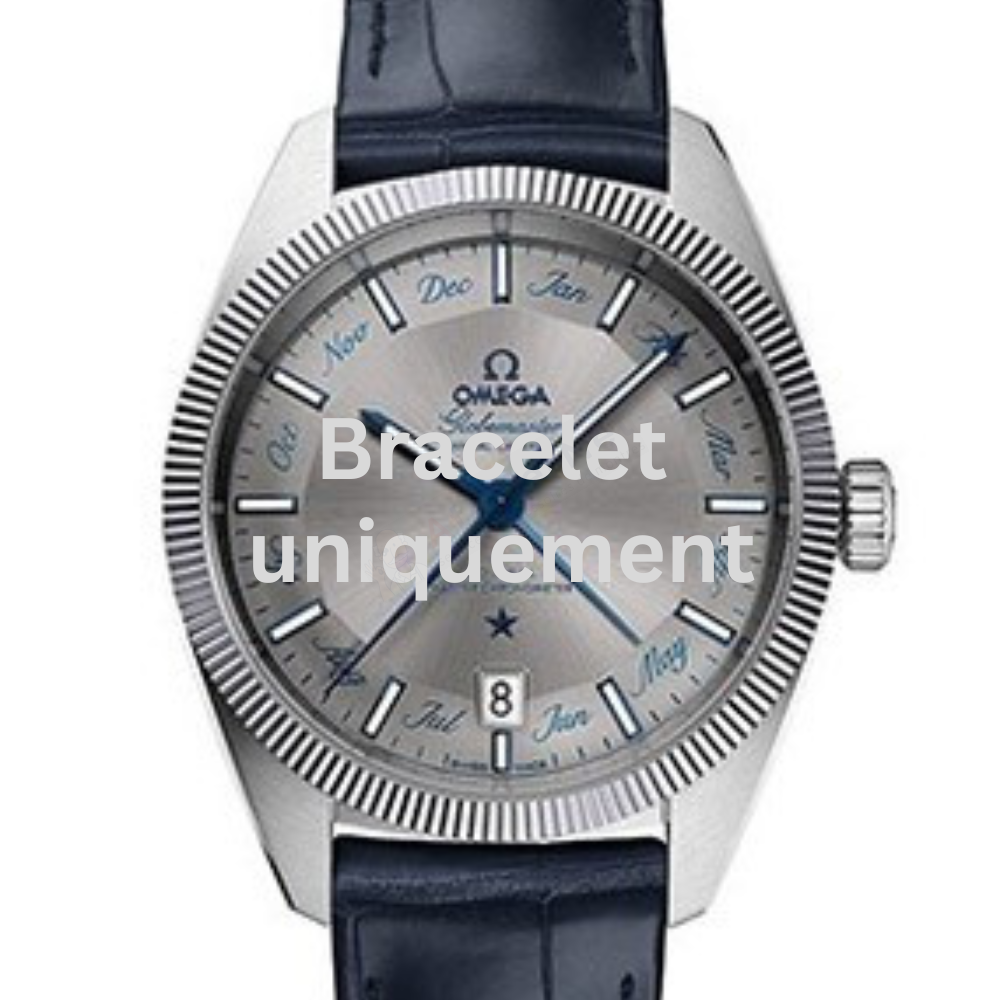 Bracelet crocodile skin blue Omega - GLOBEMASTER / 13033412206001 - 032CUZ005736-Bracelets de montres-AtelierNet