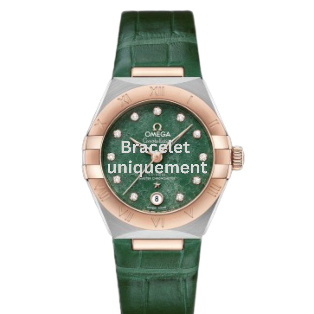 Bracelet crocodile skin green Omega - CONSTELLATION / 13123292099001.032Z017080-Bracelets de montres-AtelierNet