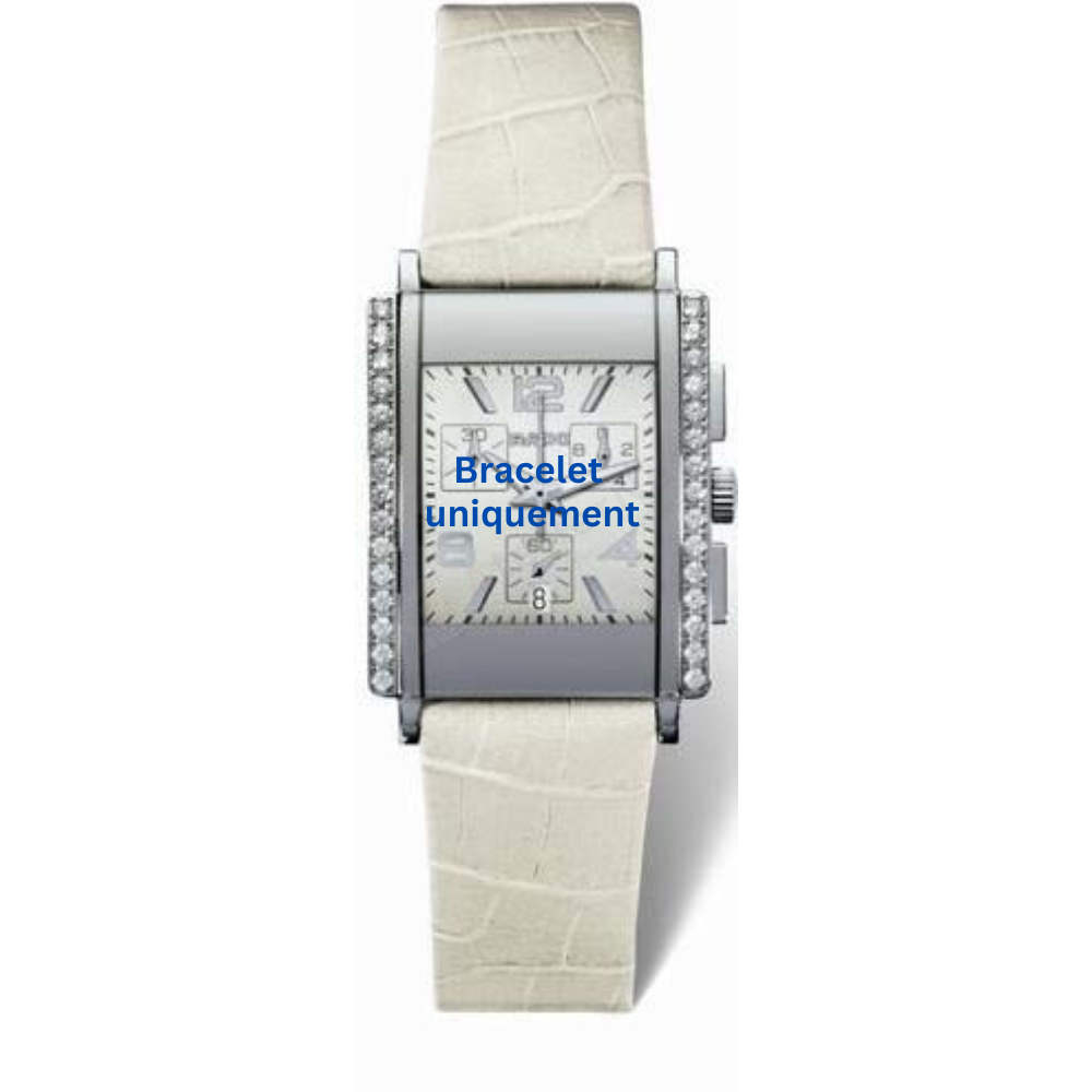 Bracelet leather white Rado - INTEGRAL / R20670905 - 01.538.0670.3.190-Bracelets de montres-AtelierNet