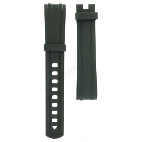 Bracelet silicone black Omega - SEAMASTER / 032CVZ010126 - 032CVZ010483 - 12H 96.00 MM-6H 134.00-Bracelets de montres-AtelierNet