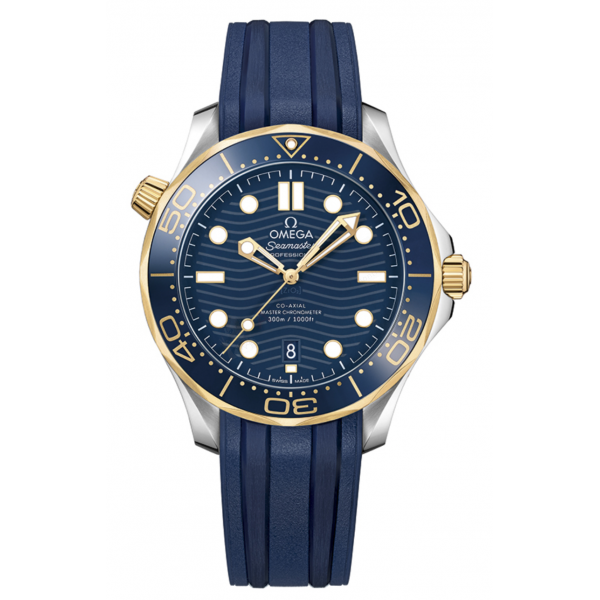 Bracelet caoutchouc bleu Omega - 032CVZ010127-Bracelet de montre-AtelierNet