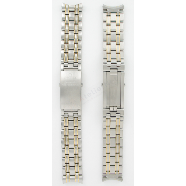 Bracelet métal bicolore Omega - SEAMASTER / 2342.20.00-Bracelet de montre-AtelierNet