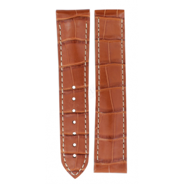 Bracelet crocodile skin light brown Omega - GLOBEMASTER / 13033412202001 - 032CUZ005400-Bracelets de montres-AtelierNet