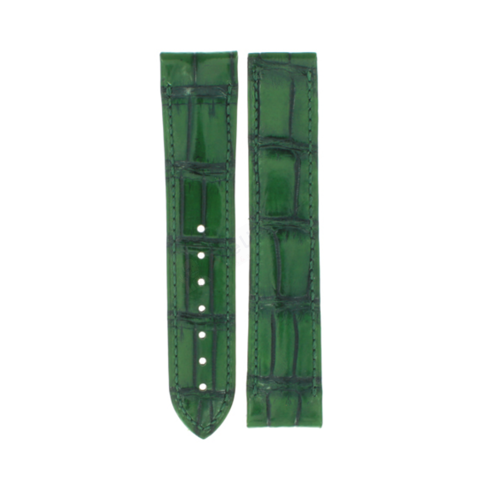 Bracelet crocodile skin green Omega - GLOBEMASTER / 13093412299002 - 032CUZ005899-Bracelets de montres-AtelierNet