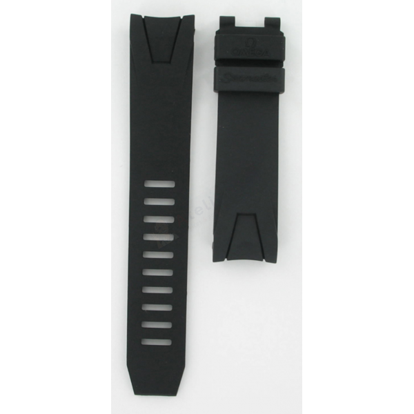 Bracelet silicone black Omega - SEAMASTER / 98000087 - 28695091 - 28695291 - 29695091 - 29695291-Bracelets de montres-AtelierNet