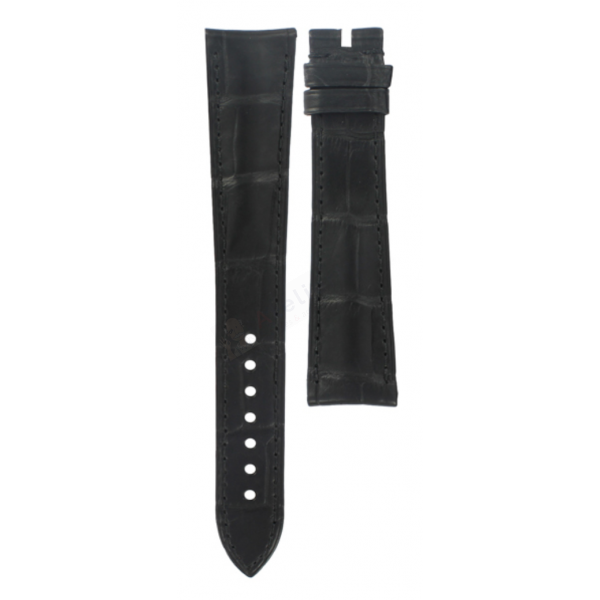 Bracelet crocodile skin black Omega - DE VILLE / 43513402201001-Bracelets de montres-AtelierNet