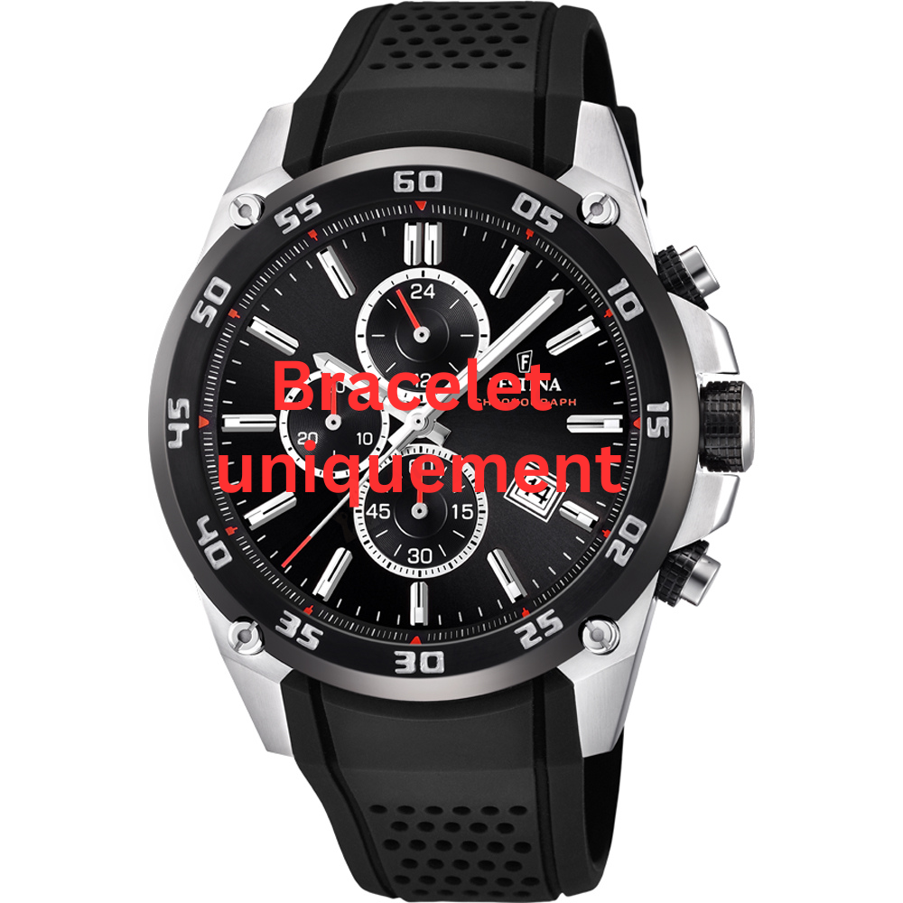 Bracelet caoutchouc noir Festina - THE ORIGINALS / F20330/5-Bracelet de montre-AtelierNet