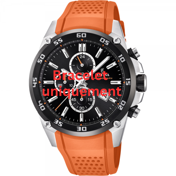 Bracelet caoutchouc orange Festina - THE ORIGINALS / F20330/4-Bracelet de montre-AtelierNet