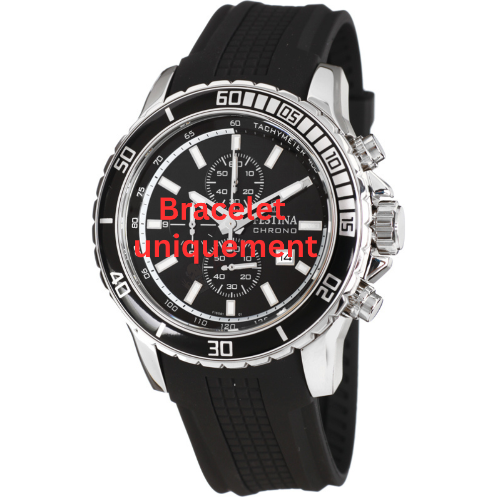 Bracelet caoutchouc noir Festina - GIRO D'ITALIA / F16561/1-Bracelet de montre-AtelierNet