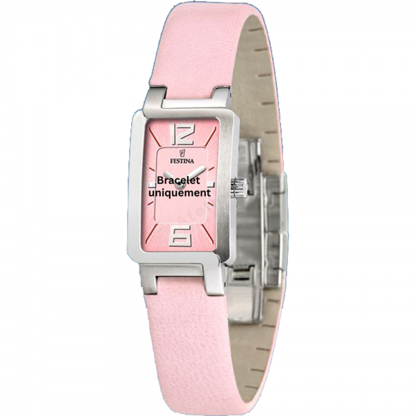 Bracelet cuir rose Festina - F16218/2 - F16218/C-Bracelet de montre-AtelierNet