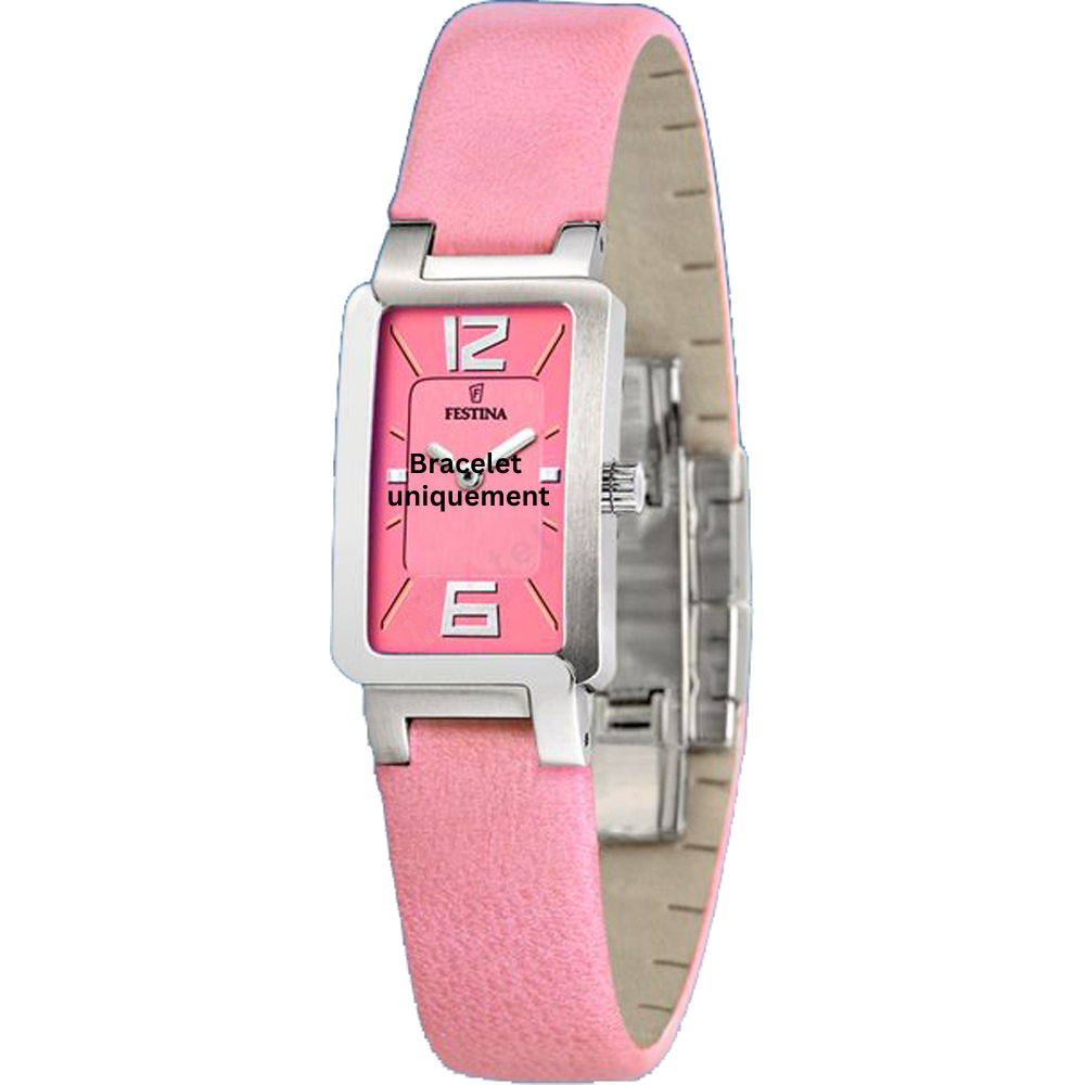 Bracelet cuir rose Festina - F16218/6-Bracelet de montre-AtelierNet