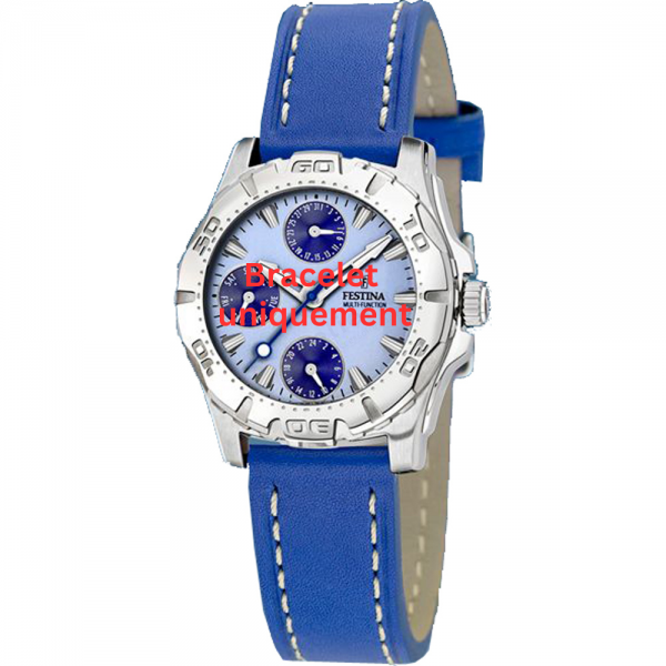 Bracelet cuir bleu clair Festina - MULTIFUNCTION / F16244/2-Bracelet de montre-AtelierNet