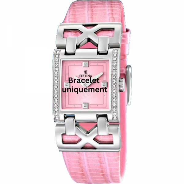 Bracelet cuir rose Festina - F16465/5-Bracelet de montre-AtelierNet