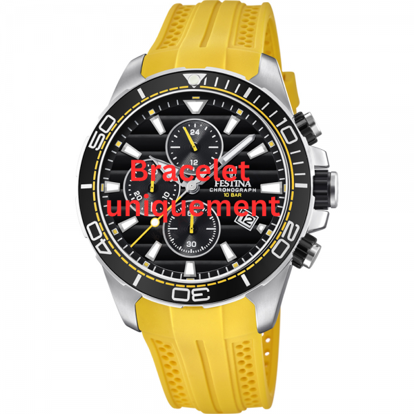 Bracelet caoutchouc jaune Festina - THE ORIGINALS / F20370/2-Bracelet de montre-AtelierNet