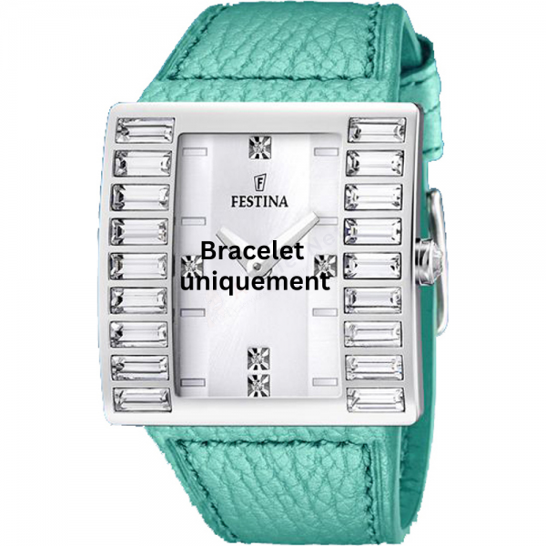 Bracelet leather mint green Festina - F16538/3-Bracelets de montres-AtelierNet