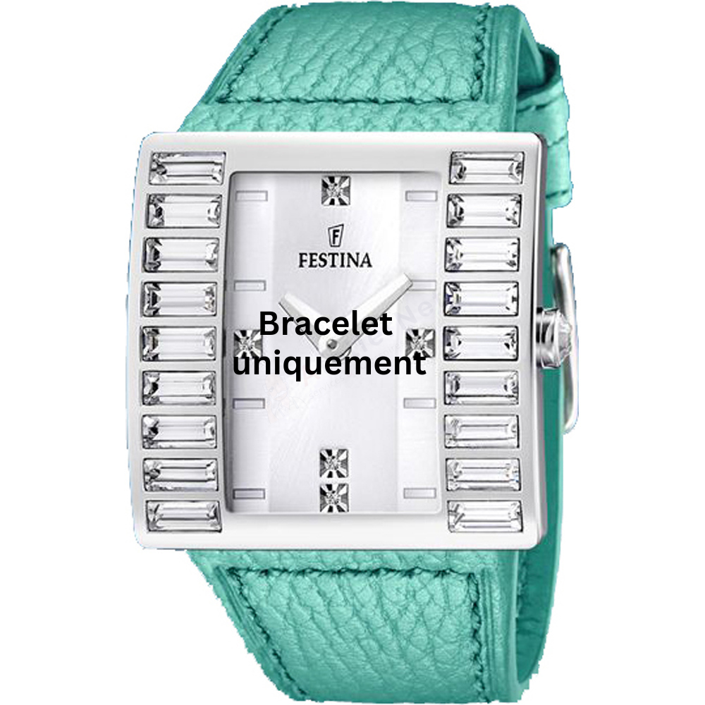 Bracelet leather mint green Festina - F16538/3-Bracelets de montres-AtelierNet