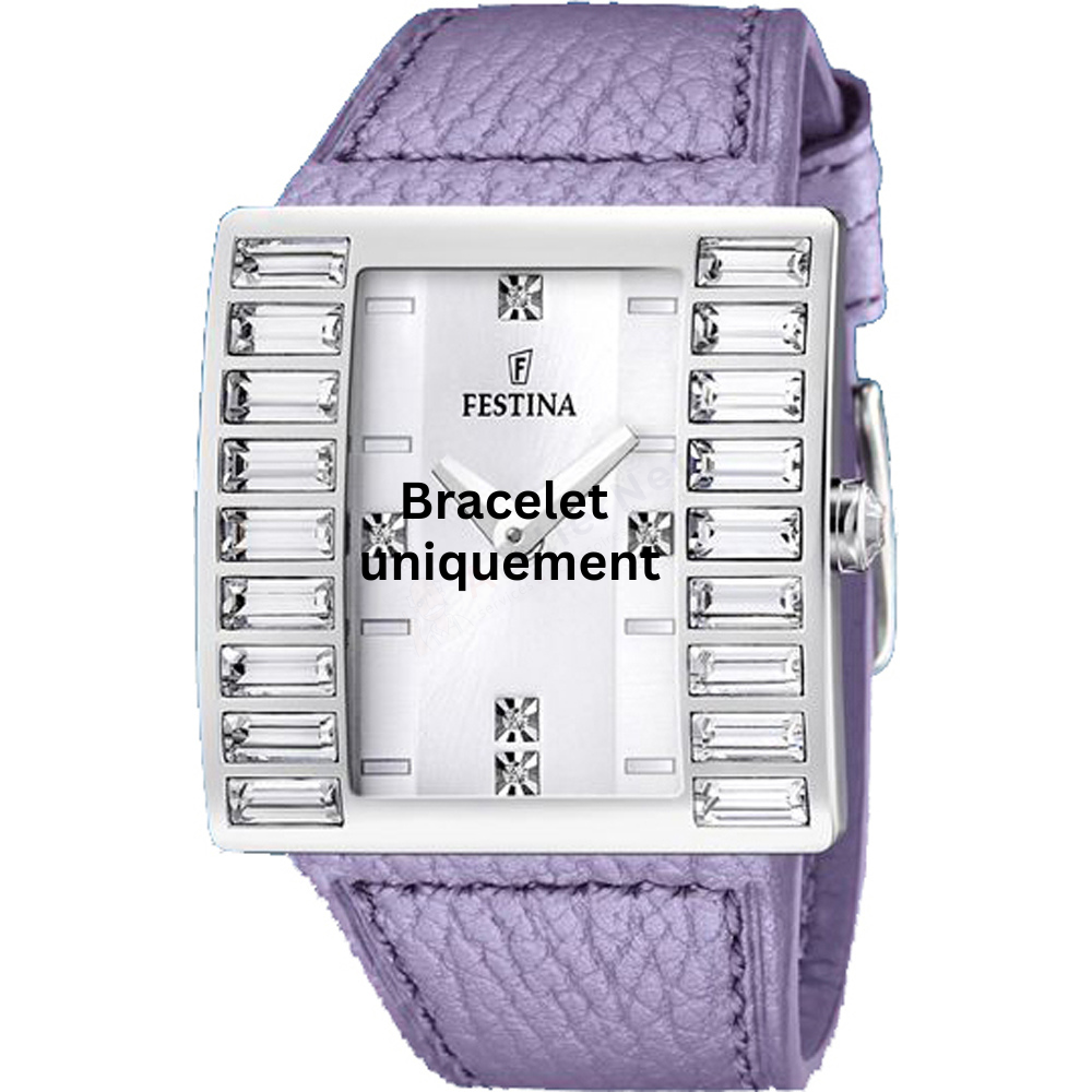 Bracelet cuir violet Festina - F16538/4-Bracelet de montre-AtelierNet