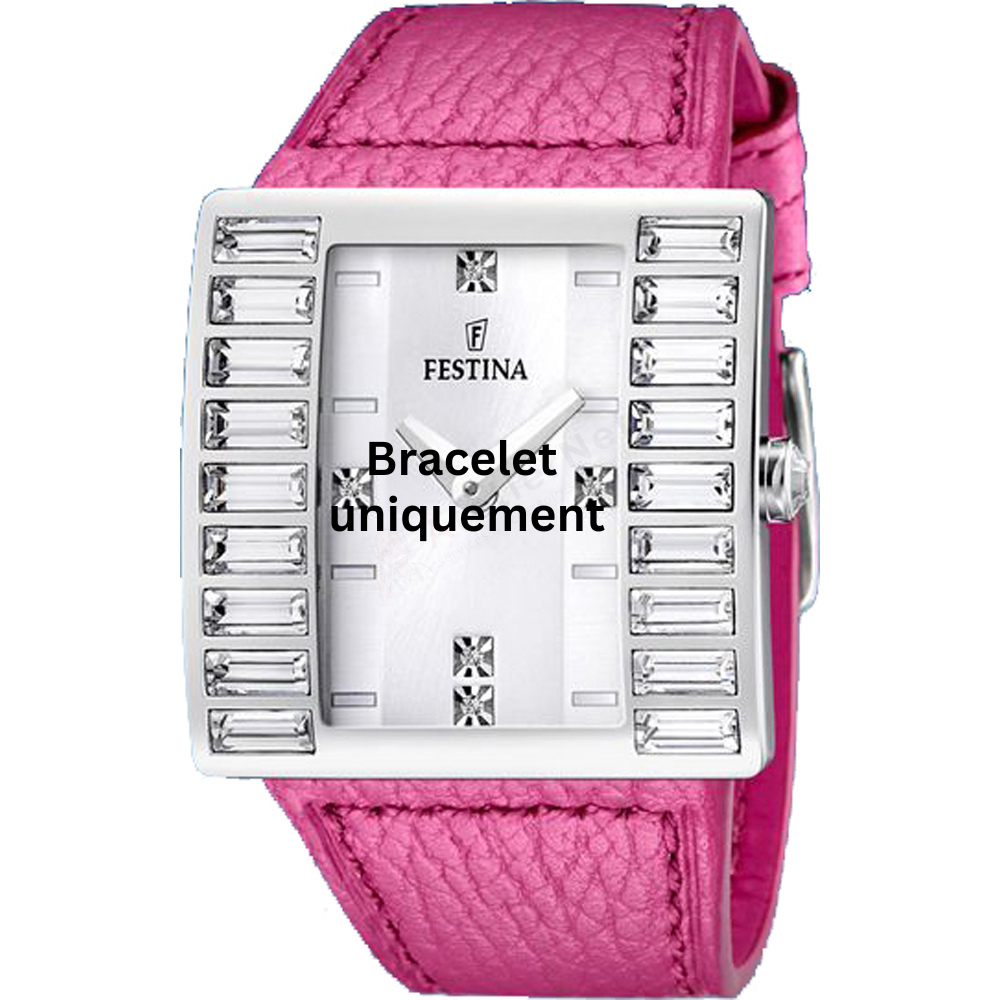 Bracelet leather pink Festina - F16538/6-Bracelets de montres-AtelierNet