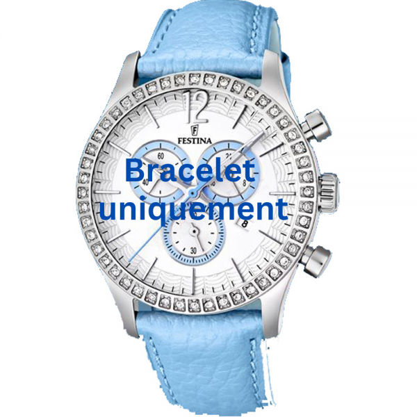 Bracelet cuir bleu clair Festina - DREAMTIME / F16590/2-Bracelet de montre-AtelierNet