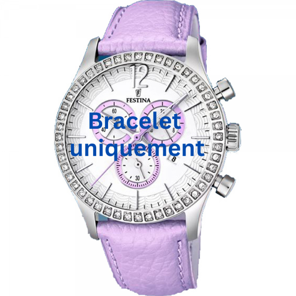 Bracelet cuir violet Festina - DREAMTIME / F16590/3-Bracelet de montre-AtelierNet