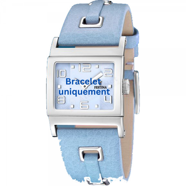 Bracelet leather light blue Festina - F16475/6-Bracelets de montres-AtelierNet