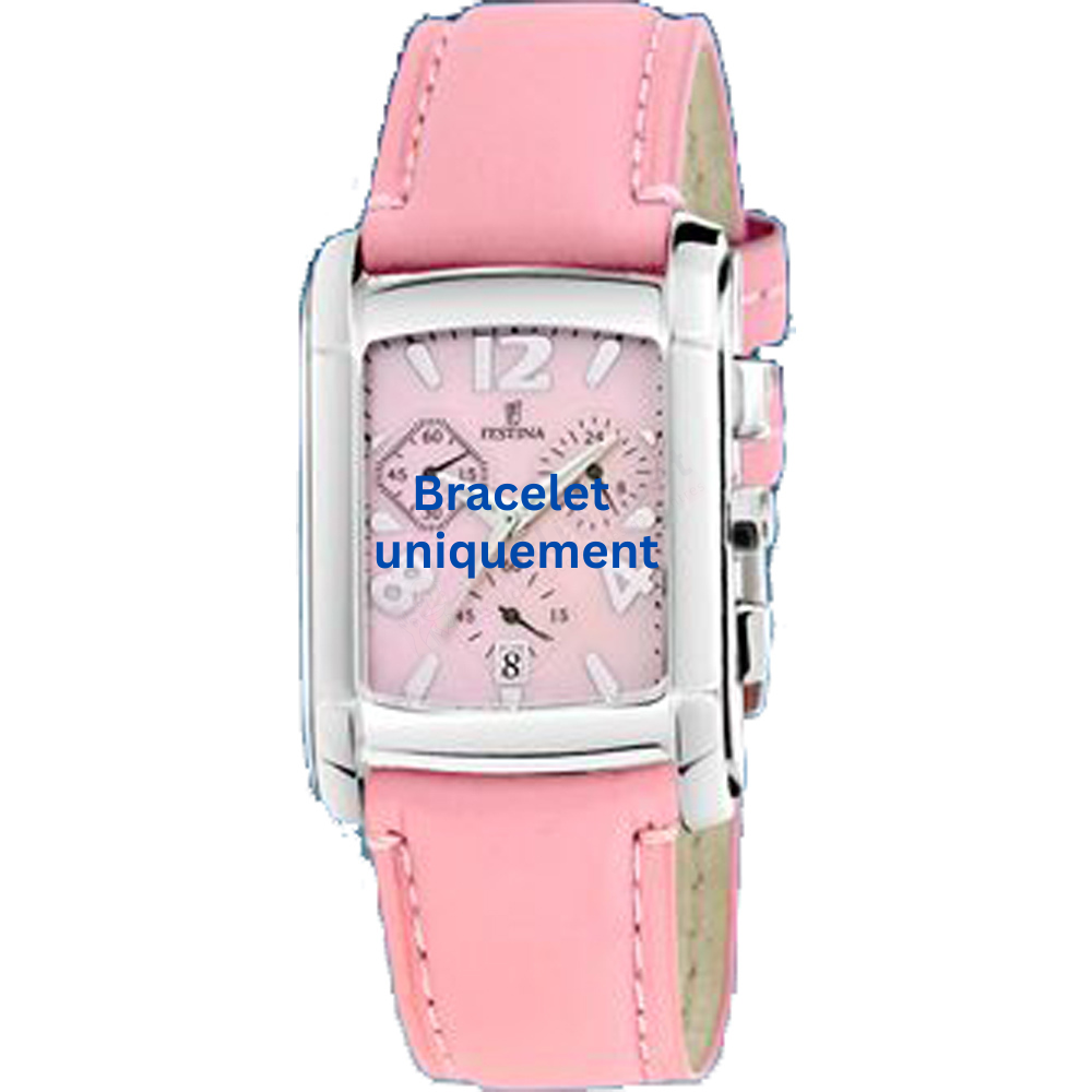 Bracelet cuir rose Festina - F16101/9-Bracelet de montre-AtelierNet