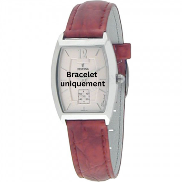 Bracelet leather red Festina - F16025/3-Bracelets de montres-AtelierNet