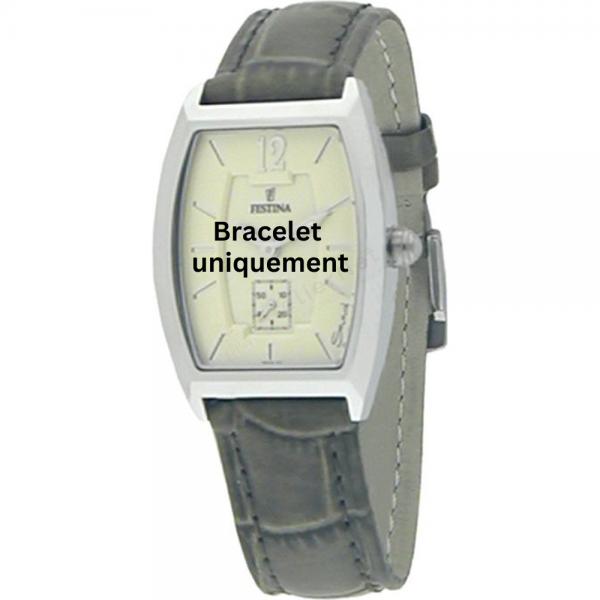 Bracelet leather grey Festina - F16024/2-Bracelets de montres-AtelierNet