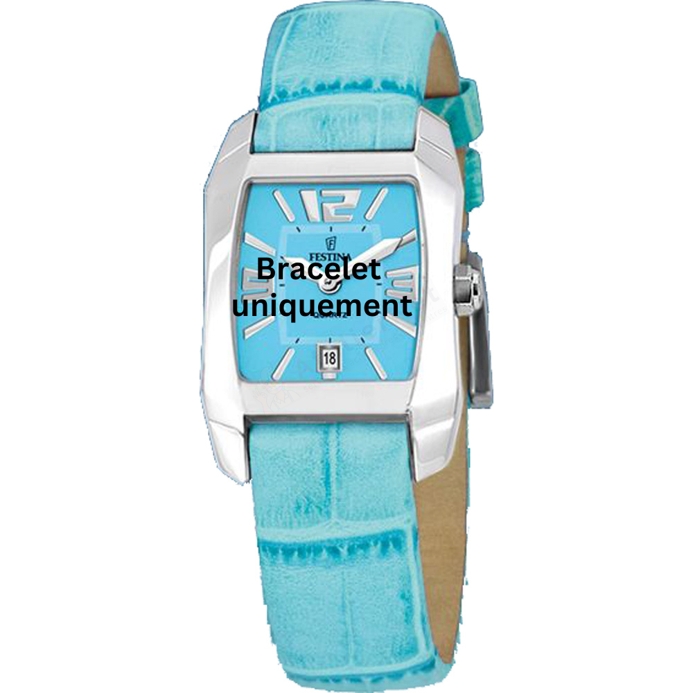 Bracelet leather light blue Festina - F16137/6-Bracelets de montres-AtelierNet