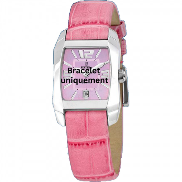 Bracelet leather pink Festina - F16137/8 - F16137/9-Bracelets de montres-AtelierNet