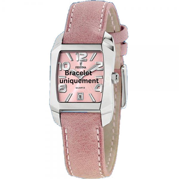 Bracelet cuir rose Festina - F16137/B-Bracelet de montre-AtelierNet