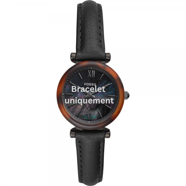 Bracelet leather black Fossil - CARLIE MINI / ES4650-Bracelets de montres-AtelierNet