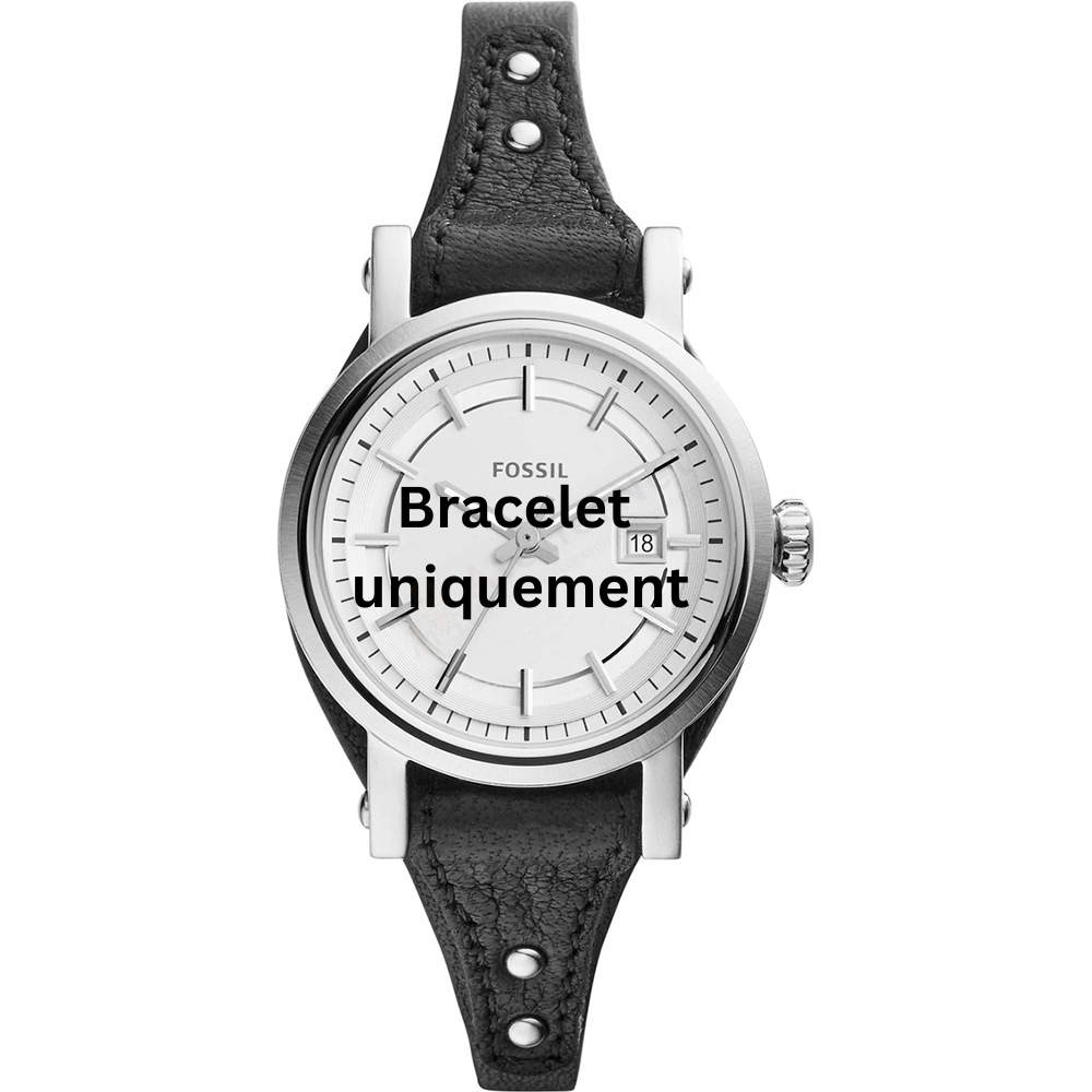 Bracelet leather black Fossil - ORIGINAL BOYFRIEND / ES3948-Bracelets de montres-AtelierNet