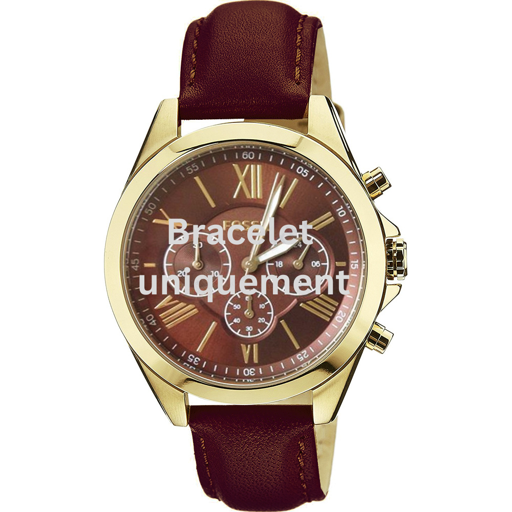 Bracelet cuir marron Fossil - MODERN COURIER / BQ3055-Bracelet de montre-AtelierNet