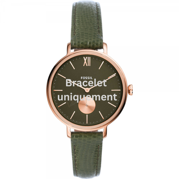 Bracelet leather green Fossil - KALYA / ES4975-Bracelets de montres-AtelierNet