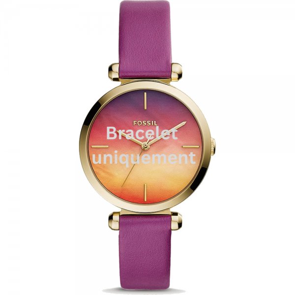 Bracelet leather purple Fossil - TILLIE / BQ3624-Bracelets de montres-AtelierNet