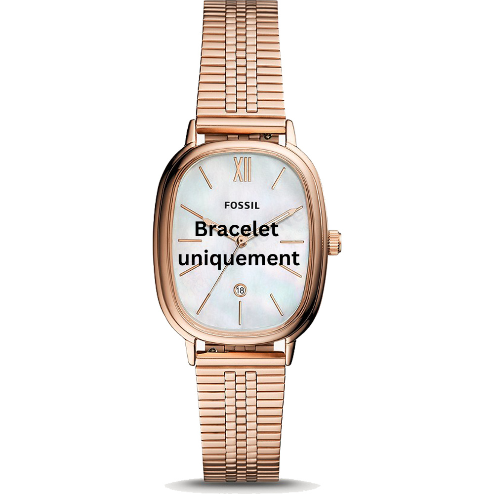 Bracelet metal pink gold Fossil - LYLA / BQ3609-Bracelets de montres-AtelierNet