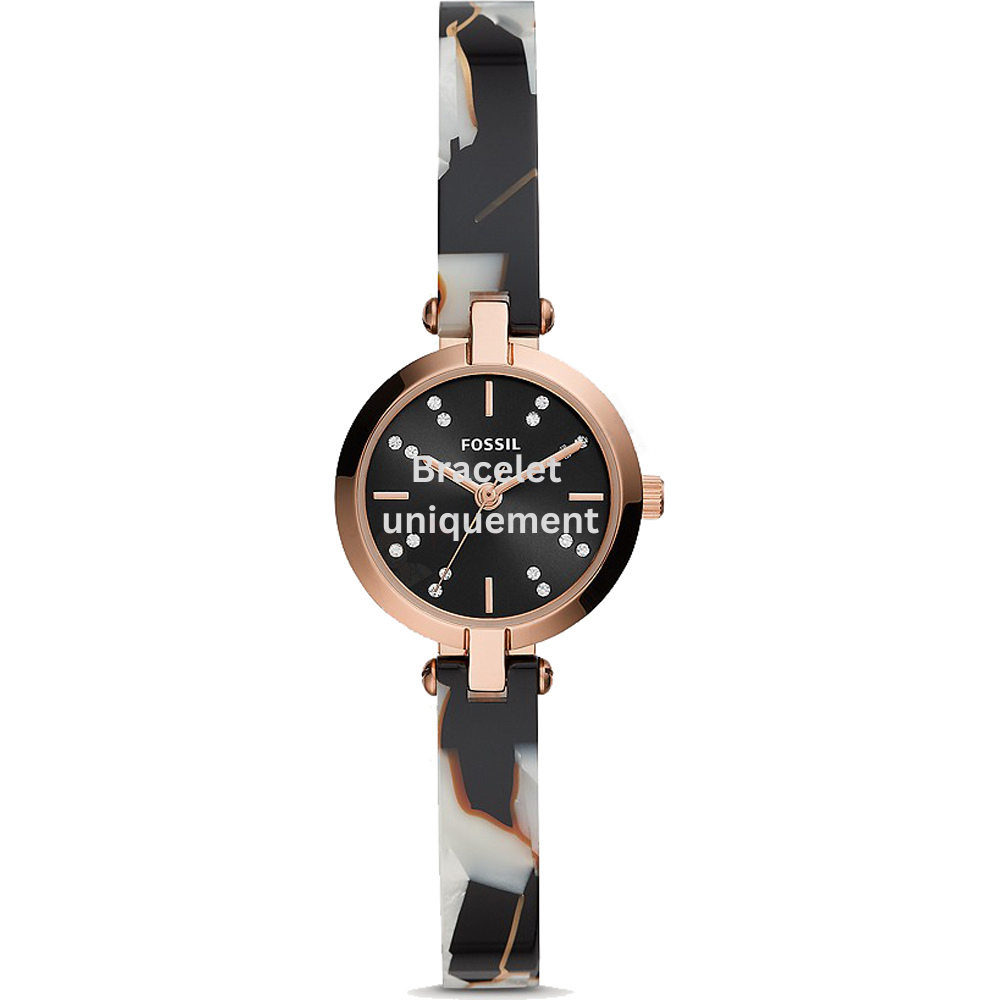 Bracelet metal pink gold Fossil - KERRIGAN / BQ3582-Bracelets de montres-AtelierNet