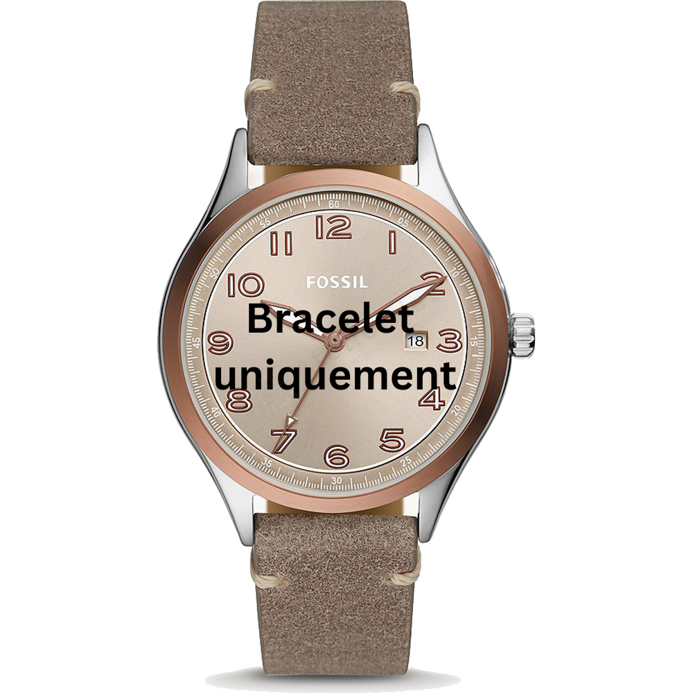 Bracelet cuir marron Fossil - WYLIE / BQ2509-Bracelet de montre-AtelierNet