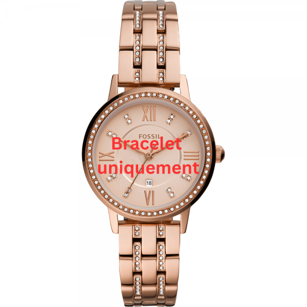 Bracelet metal pink gold Fossil - GWEN / ES4879-Bracelets de montres-AtelierNet