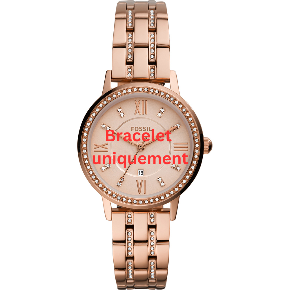 Bracelet metal pink gold Fossil - GWEN / ES4879-Bracelets de montres-AtelierNet