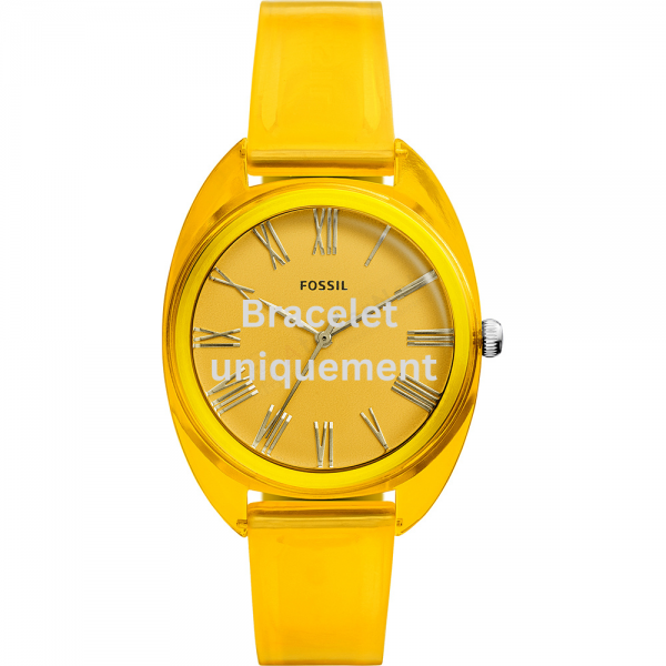 Bracelet silicone yellow Fossil - JUDE / ES4860-Bracelets de montres-AtelierNet