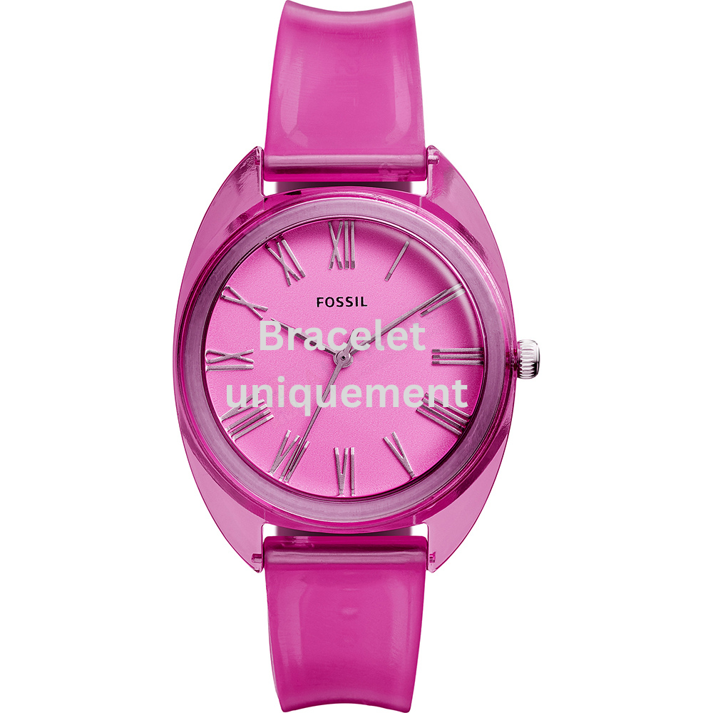 Bracelet silicone pink Fossil - JUDE / ES4857-Bracelets de montres-AtelierNet