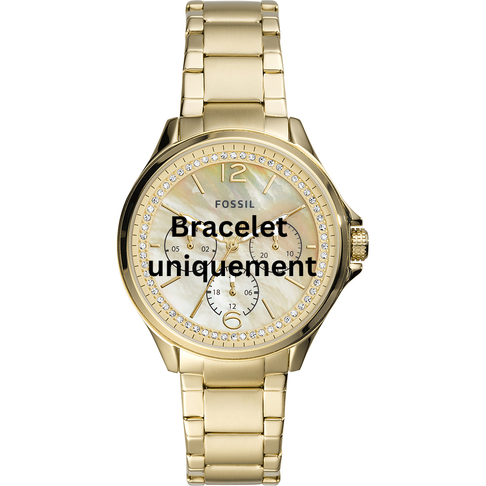 Bracelet metal gold Fossil - SADIE / ES4780 - ES4927 - FTW5075-Bracelets de montres-AtelierNet