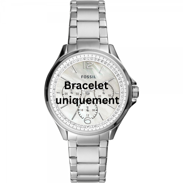 Bracelet métal argent Fossil - SADIE / ES4778 - ES4985 - ES4986 - FTW5073 - FTW5079-Bracelet de montre-AtelierNet